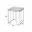 Table de bout Modern Contemporary