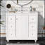 Meuble-lavabo simple 36 po avec comptoir Sebern-244823807