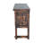 Sierra Noir Hand-Carved 2-Door Rustic Console Cabinet