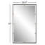 Amina Metal Rectangle Wall Mirror