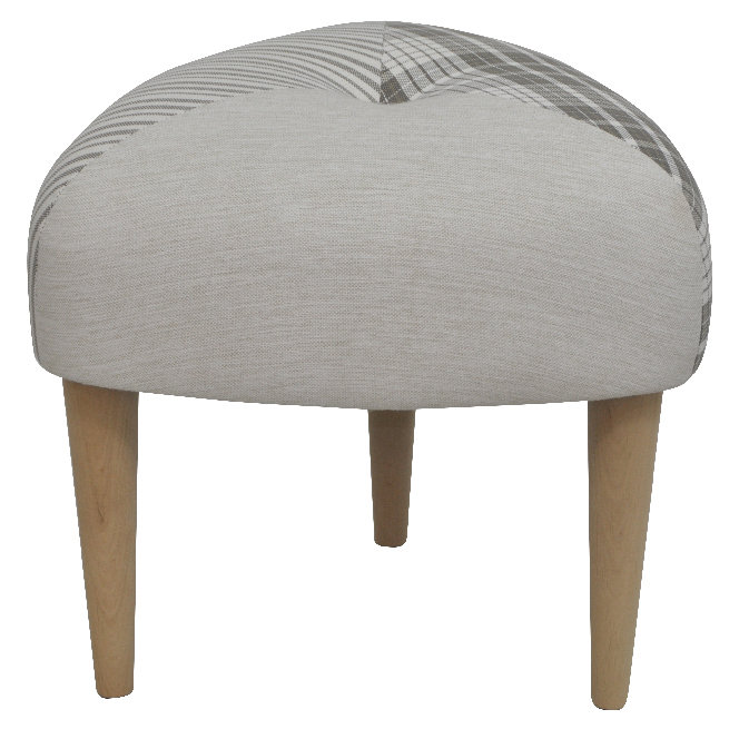 Solid + Manufactured Wood Accent Stool