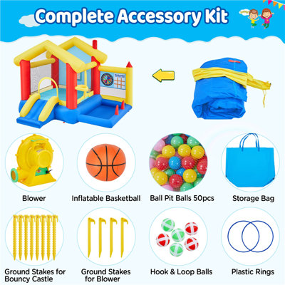 Kids Bounce House, Inflatable Slide