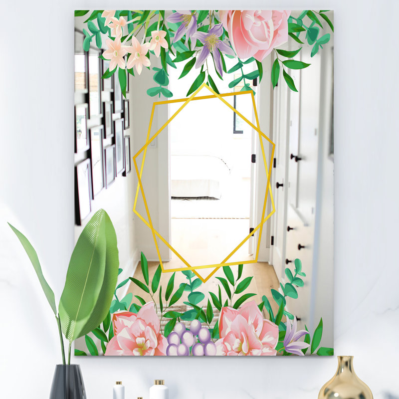 Miroir d'appoint Efflorescent, H 24 po x l 32 po