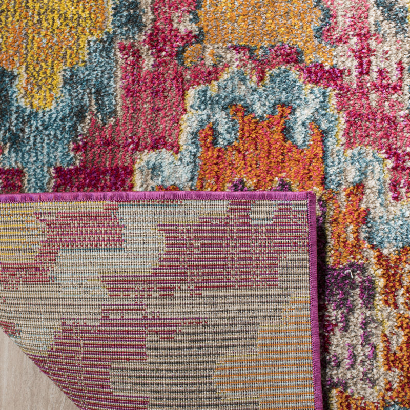 Martucci Geometric Area Rug, Rectangle 91 x 152cm