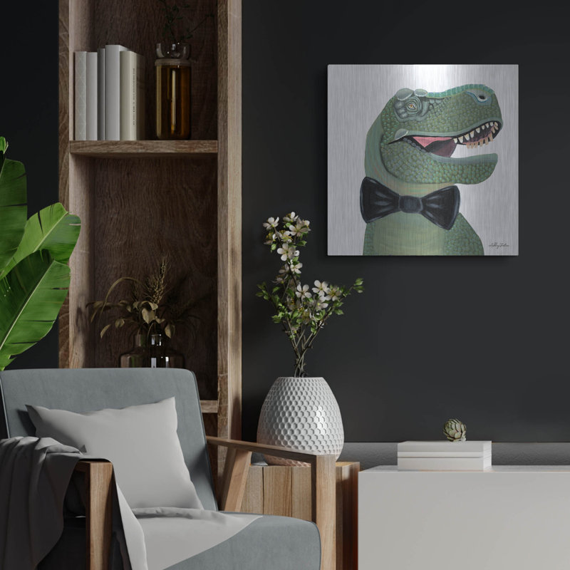 Luxe Art en métal «Mr. Rex «By Ashley Justice, métal« Mr. Rex »par Ashley Justice, H 24 po x l 24 po