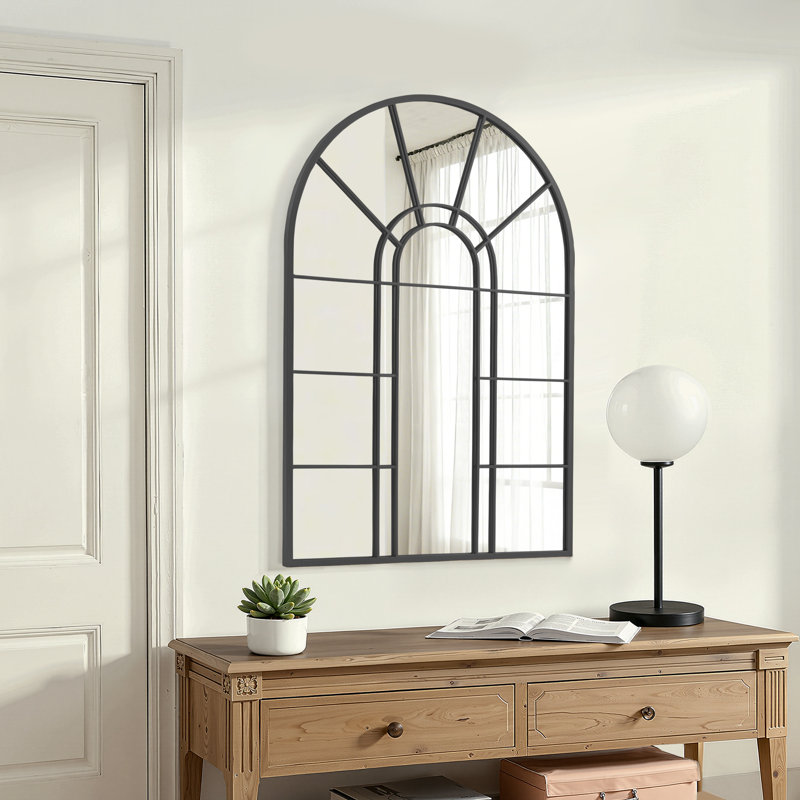 Miroir de salle de bain mural 41 po H 41 po x l 28 po, Noir