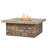 SEDONA 38" Square Concrete Propane or Natural Gas Fire Pit Table by Real Flame-43625977