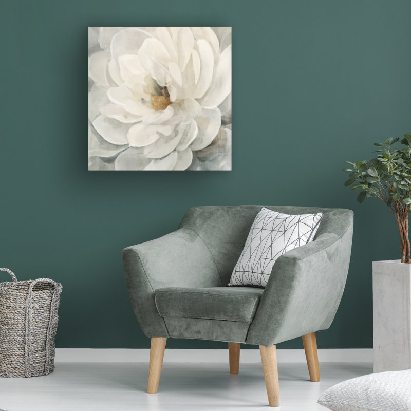 Art sur toile «pivoine bolognaise», H 14 po x l 14 po