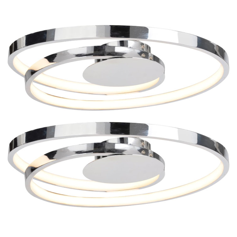Ballynure 1-Light 40cm LED Semi Flush Mount