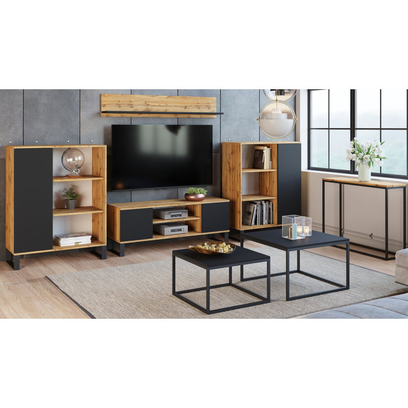 Elcid Sled Coffee Table, Maple, 42 cm x 70 cm x 50 cm