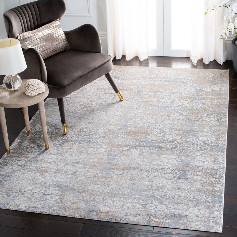 Tapis géométrique Isabella Performance, Rectangle 8 pi x 10 pi