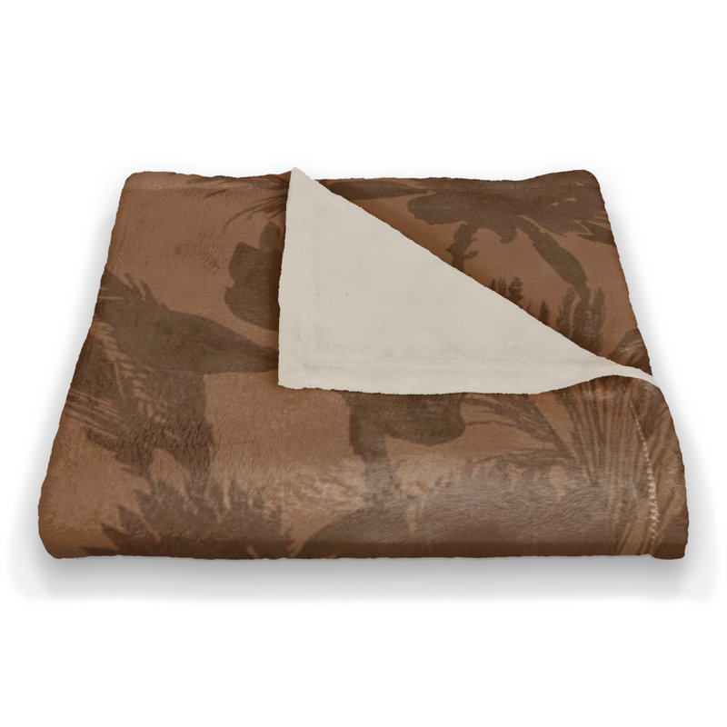 Hand Woven Throw Blanket, Rust