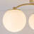 Murtie Sputnik Orb Glass Semi Flush Mount