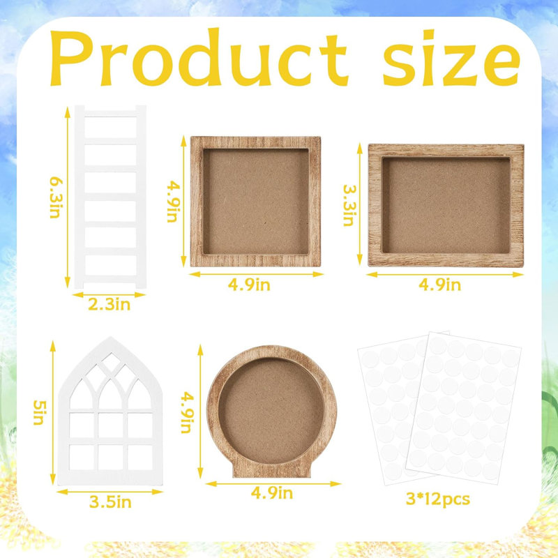 48 Pcs Interchangeable Tiered Decor,Tray Not Included(Home)
