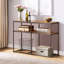 Crase Multipurpose Console Table with Storage Shelves for Sofa Hallway Entryway