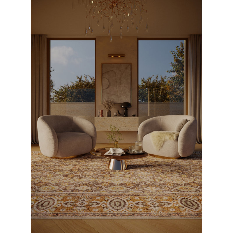 Florestela Hand Loomed Washable Oriental Indoor Rug, Runner 2' x 5'