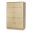 Commode 5 tiroirs l 31,5 po, commode en bois 5 tiroirs pour chambre à coucher-2003414612
