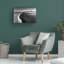 Art mural sur toile tendue - photographie murale «Basalt Curve» de Michael Blanchette pour le salon, la chambre à coucher ou le bureau - 12 x 19-33553652