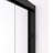 Double Sliding Shower Door With 8mm Clear Tempered Glass, Matte Black Aluminum Frame, Stainless Steel Handle, - Crash Angle, Mute Operation For Bathroom Finish, Protection, Reversible-118932961