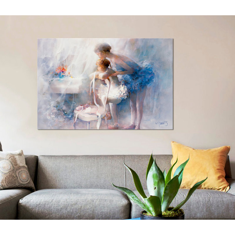 « ballet », reproduction sur toile, H 8 po x l 12 po x P 0,75 po