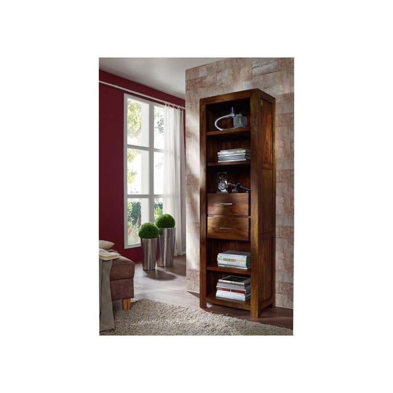 Metro Life 2000 cm H x 60 cm W Solid Wood Standard Bookcase