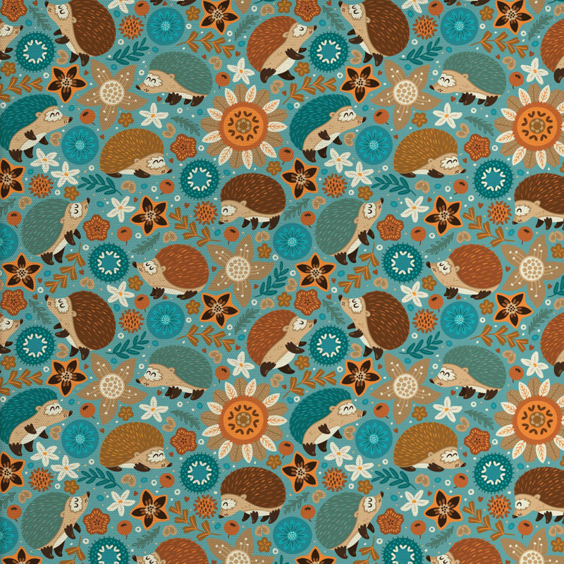 Tissu de dessin animé, l 58 po x L 180 po
