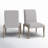 Linen Parsons Chair in Cream-1029794509