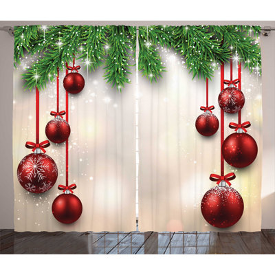 Semi Sheer Curtain Pair