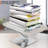Book Stand For Reading, 360° Rotate & Multi Heights Adjustable Book Holder,Foldable Cookbook Book Stands With Elastic Page Clips For Sheet Music, Recipe, Laptop, Textbook (Light Wood)
