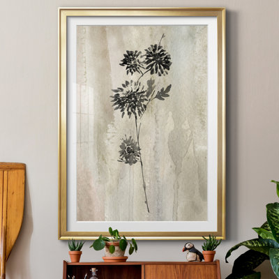" Sumi-E Silhouette IV " Painting Print