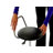 Adjustable Height Ergonomic Lab Stool Wheels