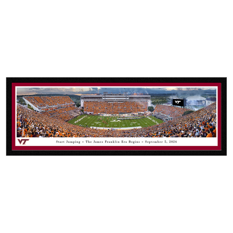 Virginia Tech Football - impression sans cadre, Impression sans cadre