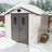 8ft×6ft Outdoor Durable Resin Storage Shed-132422456