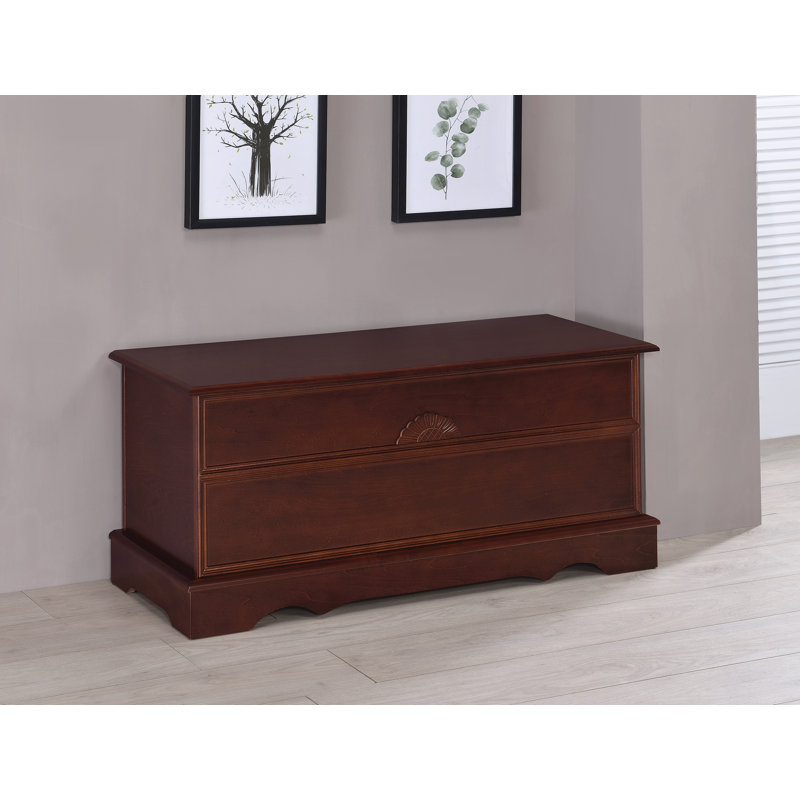 Aamna Blanket Chest, Brun chaud