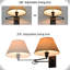 Bras articulé en nickel brossé à 1 lumière Express-812047974-812047975