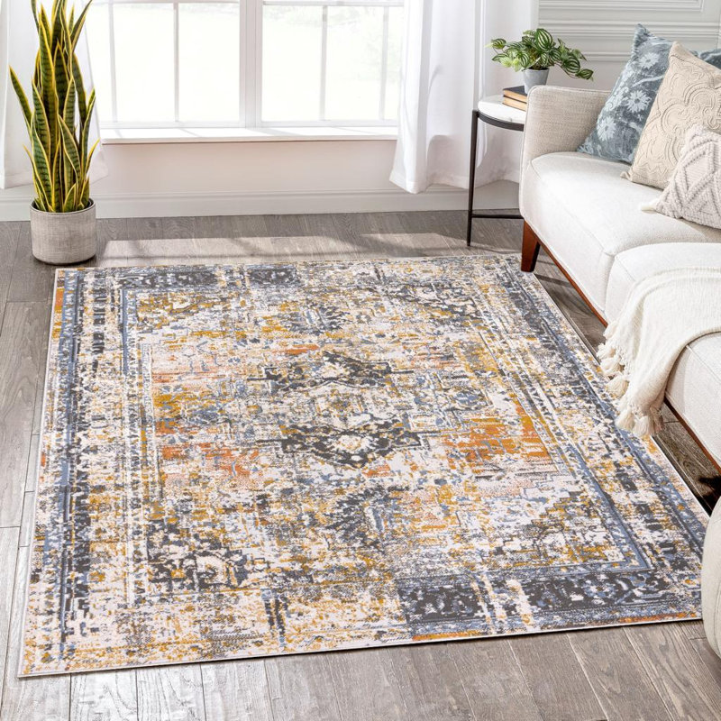 Oriental Indoor Rug, Rectangle 7'7" x 10'2"