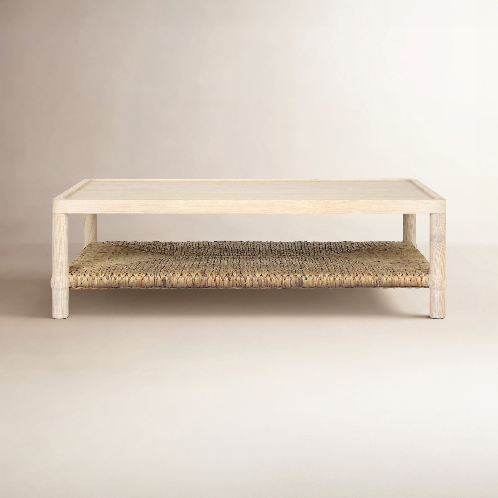 Gabriella 57" Coffee Table, Light Natural Sungkai