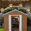 Remise de jardin d'extérieur robuste de 6 pi x 4 pi, porte verrouillable, ventilation, coussins de patio, fouillis de garage, remise en métal avec cadre stabilisé et fenêtres - idéale pour le rangement d'outils pour la pelouse,