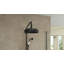 Ensemble de robinet de douche avec douche à main 10 x 22 Abbey, noir mat-118340093