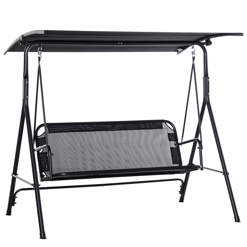 Balancelle avec auvent pour 2 adultes Outsunny