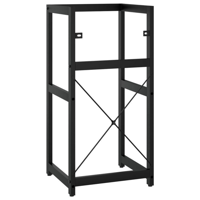 Harprit 40cm Single Bathroom Vanity Base Only, Black