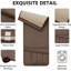 Couch Caddy Organisateur Support à télécommande pour rangement pour lit 5 poches