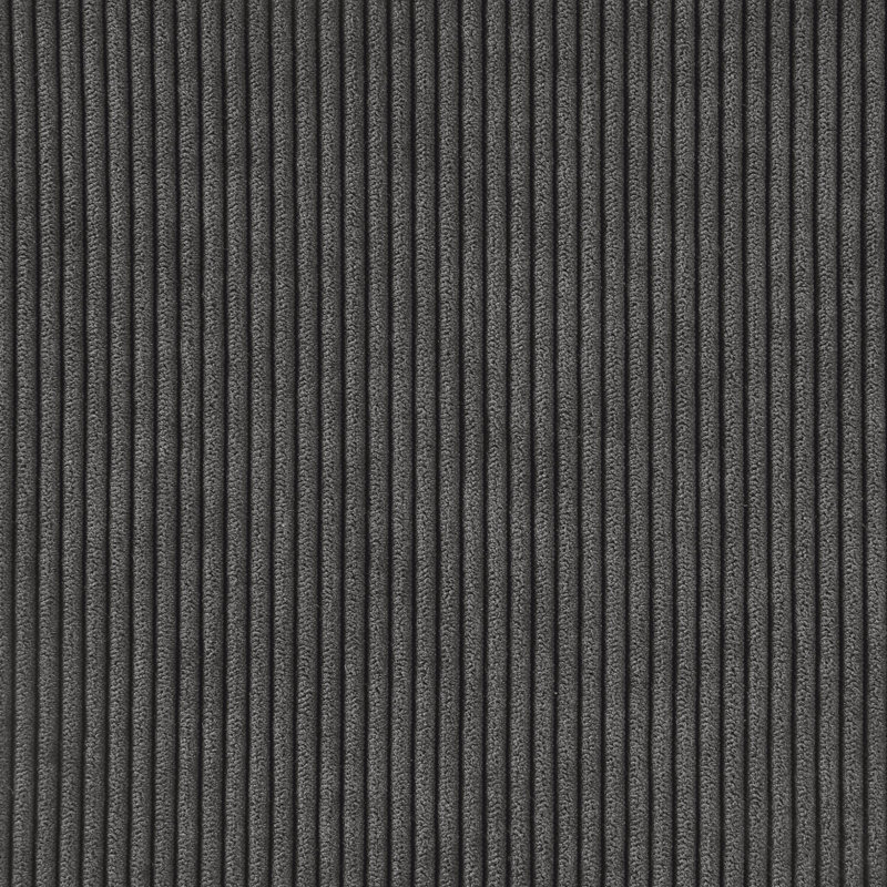 Fauteuil d'appoint capitonné en tissu, Gris