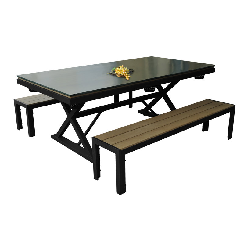 Outdoor Multi-Use 7' Pool Table