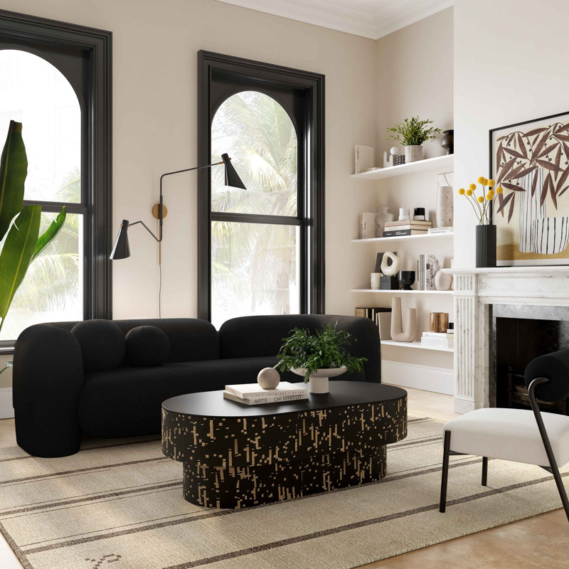 3 Seater Sofa, Black
