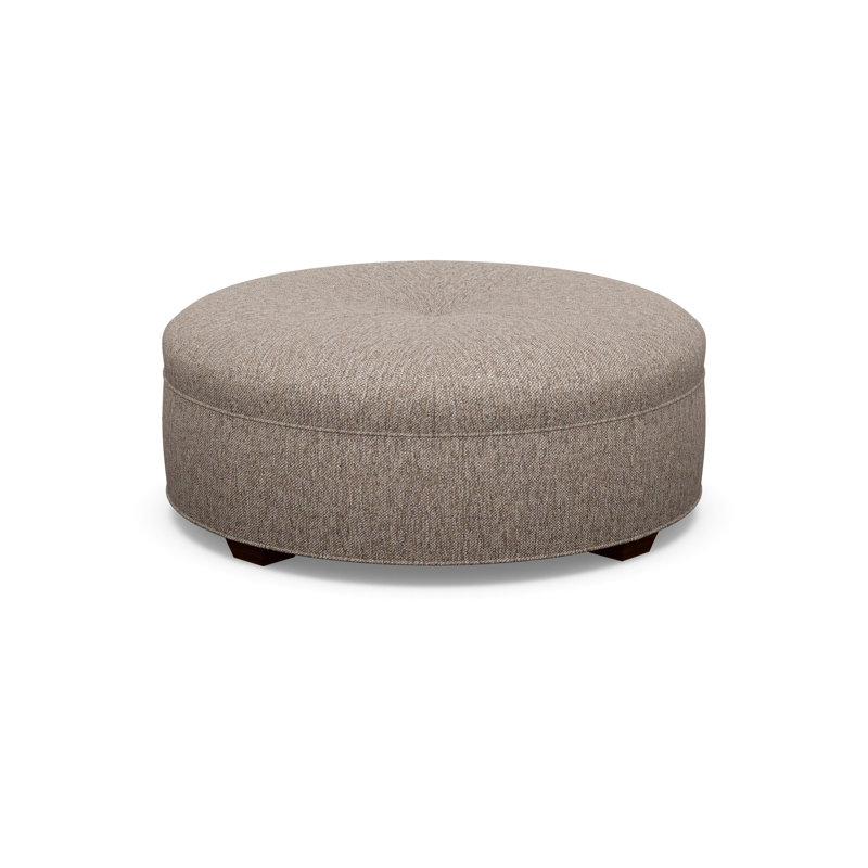 Round Ottoman, 8786-87, Walnut
