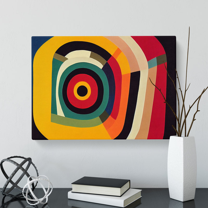 Invigorating Modern Abstract Art - Wrapped Canvas, 35cm H x 50cm W x 3cm D