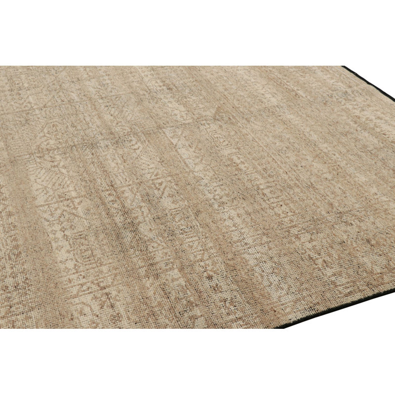 Modern Classic Hand Knotted Wool Area Rug, Rectangle 9' x 12'