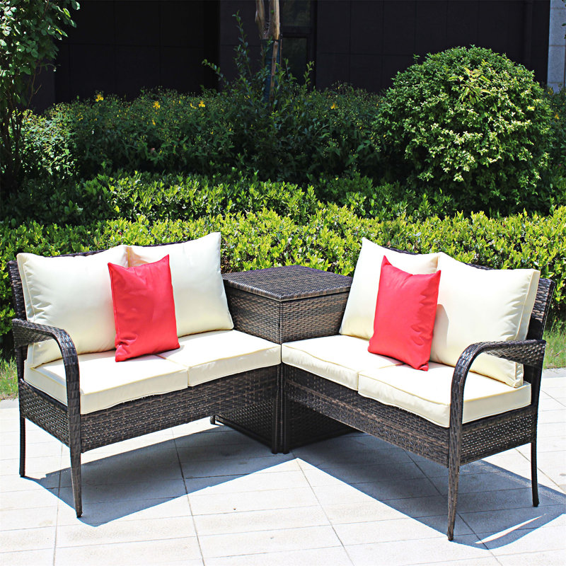 3 Piece Outdoor Conversation Set