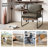 Avelina Modern Faux Leather Ergonomic Armchair with Metal Base-89059650